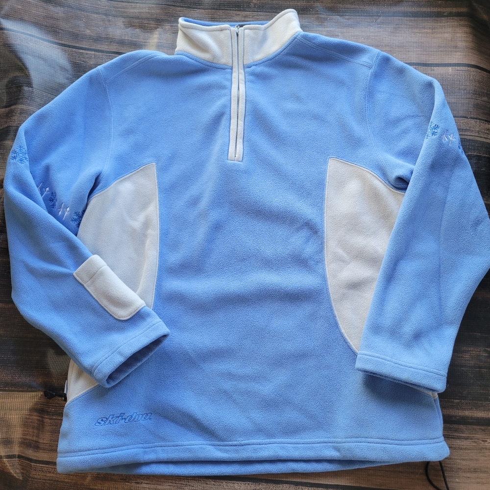 Ski-doo Fleece Quarter Zip Vintage Vibes Thermal L